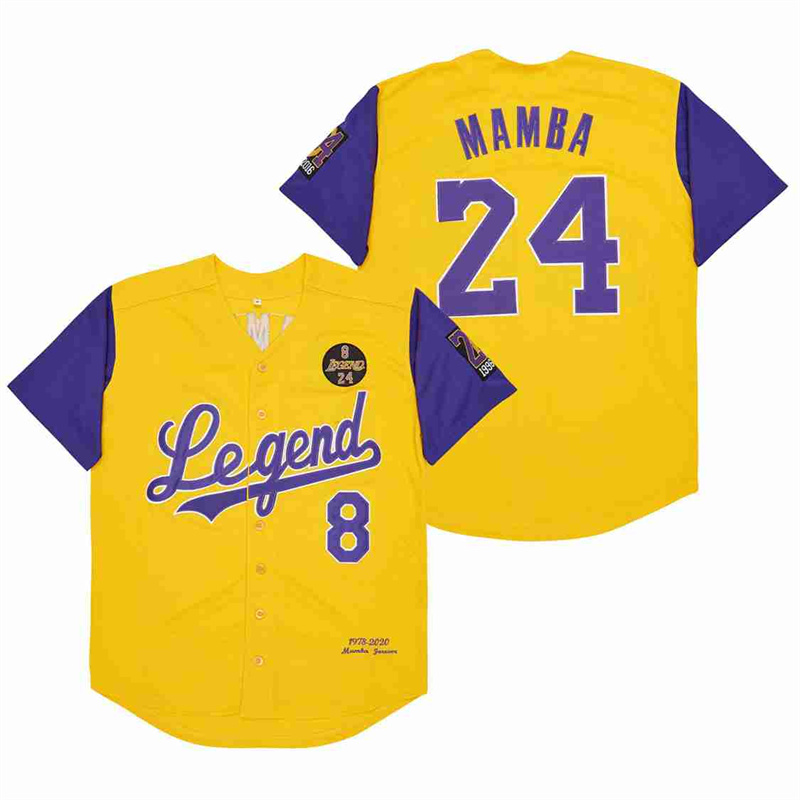 Men's Legend #8 Back #24 MAMBA Cool Base Stitched Jerseys 16 Men's Legend #8 Back #24 MAMBA Cool Base Stitched Jerseys 16