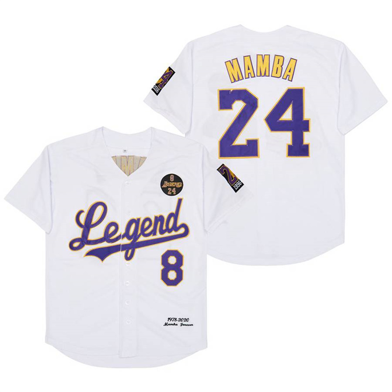 Men's Legend #8 Back #24 MAMBA Cool Base Stitched Jerseys 21 Men's Legend #8 Back #24 MAMBA Cool Base Stitched Jerseys 21