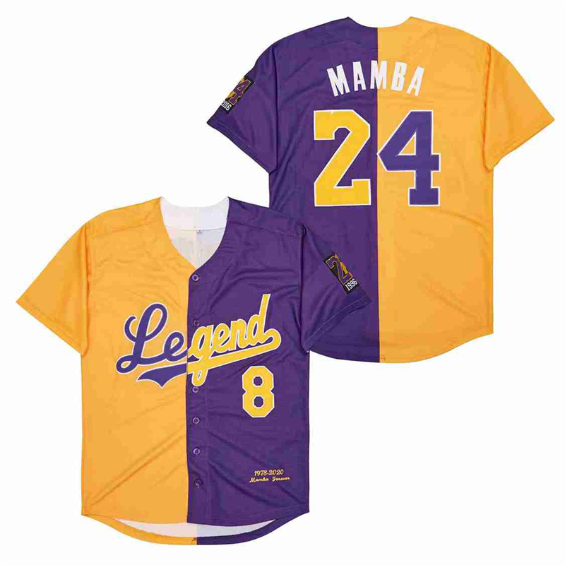 Men's Legend #8 Back #24 MAMBA Cool Base Stitched Jerseys 3 Men's Legend #8 Back #24 MAMBA Cool Base Stitched Jerseys 3