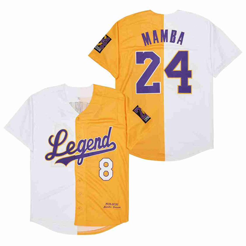 Men's Legend #8 Back #24 MAMBA Cool Base Stitched Jerseys 4 Men's Legend #8 Back #24 MAMBA Cool Base Stitched Jerseys 4