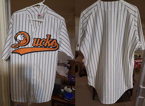 Men's Long Island Ducks Blank White Stitched Baseball Jersey Men's Long Island Ducks Blank White Stitched Baseball Jersey