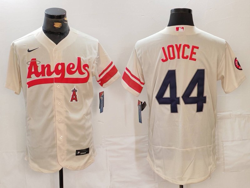 Men's Los Angeles Angels #44 Ben Joyce 2022 Cream City Connect Flex Base Stitched Jersey 3 Men's Los Angeles Angels #44 Ben Joyce 2022 Cream City Connect Flex Base Stitched Jersey 3