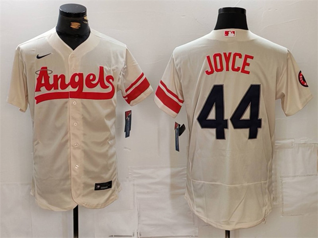 Men's Los Angeles Angels #44 Ben Joyce 2022 Cream City Connect Flex Base Stitched Jersey Men's Los Angeles Angels #44 Ben Joyce 2022 Cream City Connect Flex Base Stitched Jersey