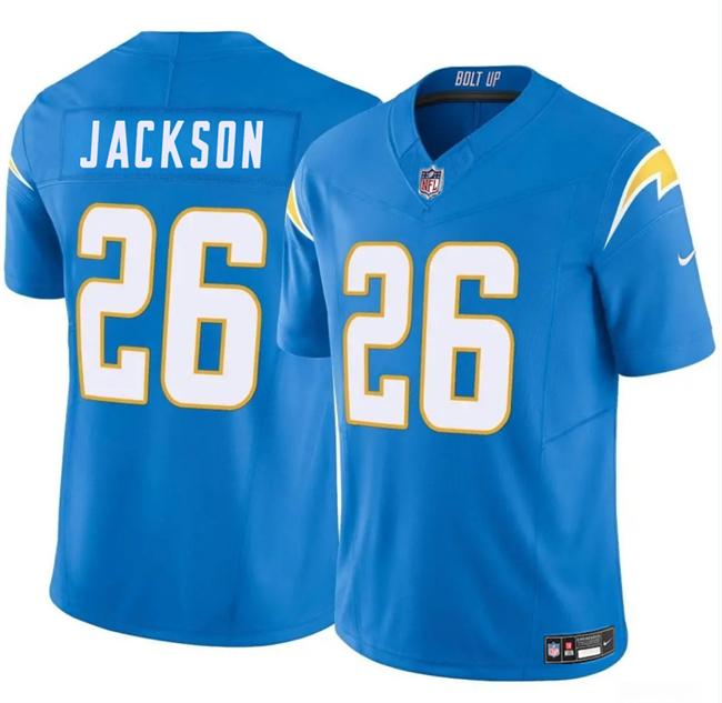 Men's Los Angeles Chargers #26 Donte Jackson Blue 2024 F.U.S.E Vapor Limited Stitched Football Jersey Men's Los Angeles Chargers #26 Donte Jackson Blue 2024 F.U.S.E Vapor Limited Stitched Football Jersey