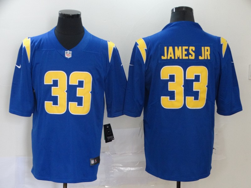 Men's Los Angeles Chargers #33 Derwin James Powder Blue Vapor Limited Jersey Men's Los Angeles Chargers #33 Derwin James Powder Blue Vapor Limited Jersey