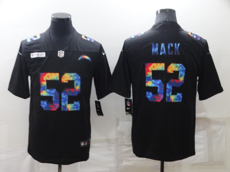 Men's Los Angeles Chargers #52 Khalil Mack Black Crucial Catch Limited Stitched Jersey Men's Los Angeles Chargers #52 Khalil Mack Black Crucial Catch Limited Stitched Jersey
