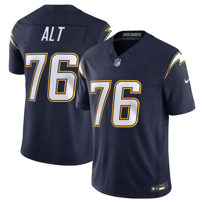 Men's Los Angeles Chargers #76 Joe Alt Navy 2025 F.U.S.E. Alternate Vapor Limited Stitched Football Jersey