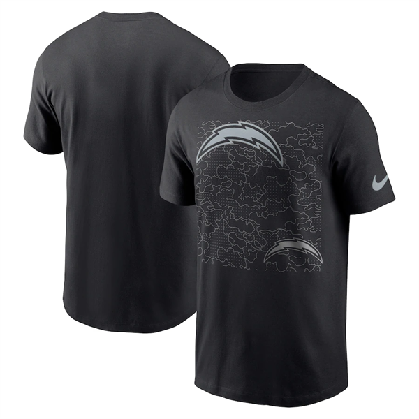 Men's Los Angeles Chargers Black T-Shirt Men's Los Angeles Chargers Black T-Shirt