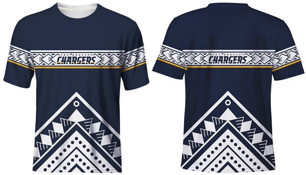 Men's Los Angeles Chargers Navy T-Shirt Men's Los Angeles Chargers Navy T-Shirt