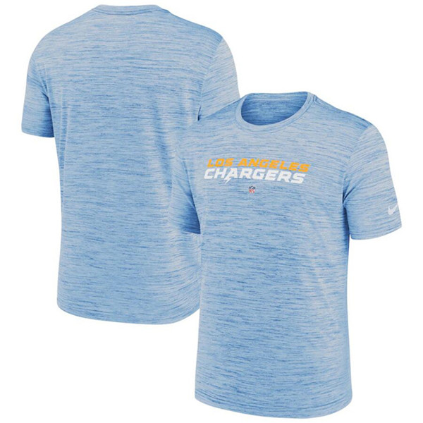 Men's Los Angeles Chargers Powder Blue Velocity Performance T-Shirt Men's Los Angeles Chargers Powder Blue Velocity Performance T-Shirt