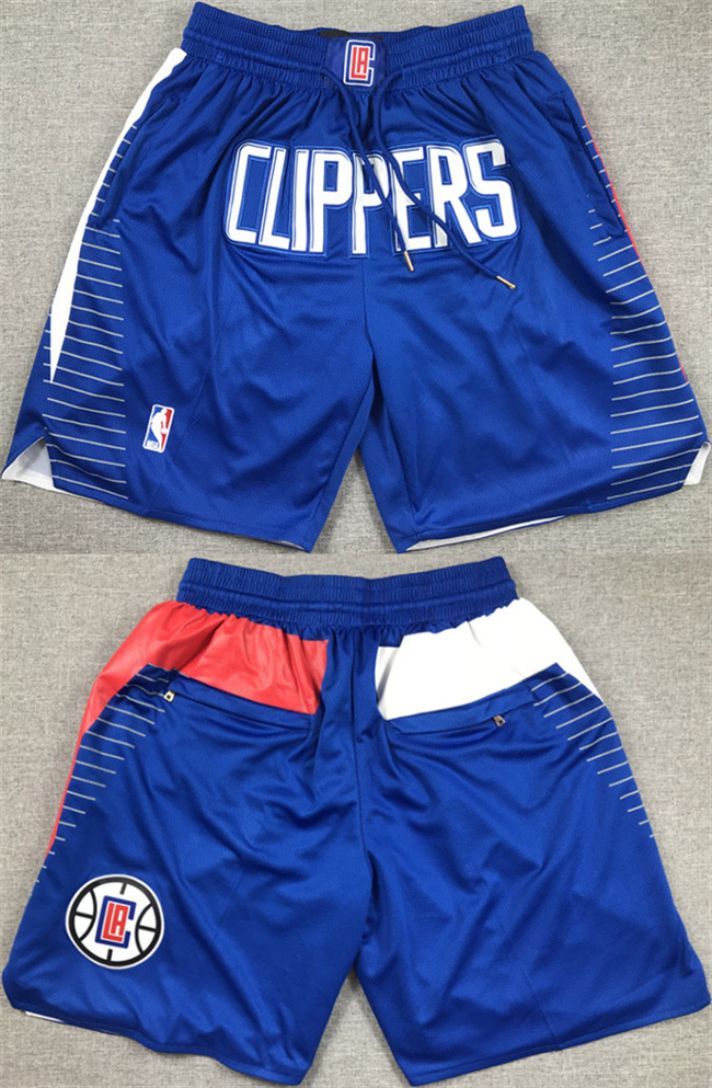 Men's Los Angeles Clippers Blue Shorts (Run Small) Men's Los Angeles Clippers Blue Shorts (Run Small)