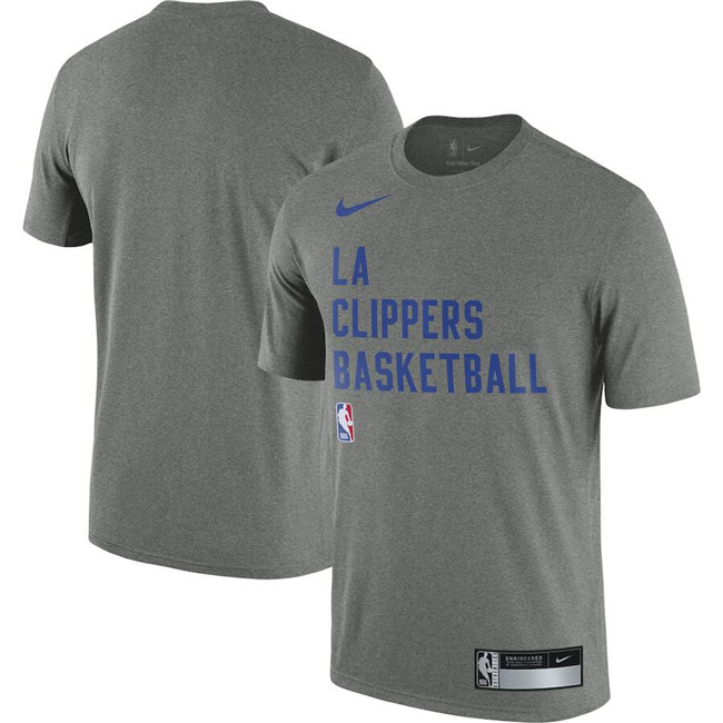 Men's Los Angeles Clippers Heather Gray 2023 24 Sideline Legend Performance Practice T-Shirt Men's Los Angeles Clippers Heather Gray 2023 24 Sideline Legend Performance Practice T-Shirt