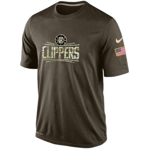 Men's Los Angeles Clippers Salute To Service Nike Dri-FIT T-Shirt Men's Los Angeles Clippers Salute To Service Nike Dri-FIT T-Shirt