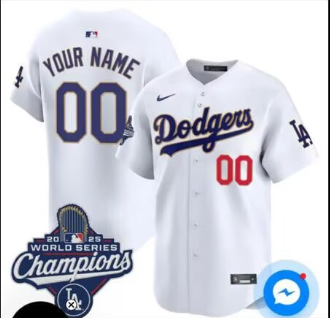 Men's Los Angeles Dodgers Active Player Custom White 2025 World Series Champions Patch Home Limited Stitched Baseball Jersey 2 Men's Los Angeles Dodgers Active Player Custom White 2025 World Series Champions Patch Home Limited Stitched Baseball Jersey 2