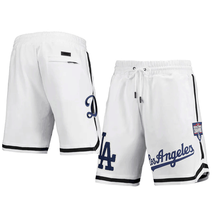 Men's Los Angeles Dodgers White Shorts Men's Los Angeles Dodgers White Shorts