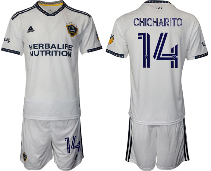 Men's Los Angeles Galaxy Home #14 Chicharito Jersey Men's Los Angeles Galaxy Home #14 Chicharito Jersey