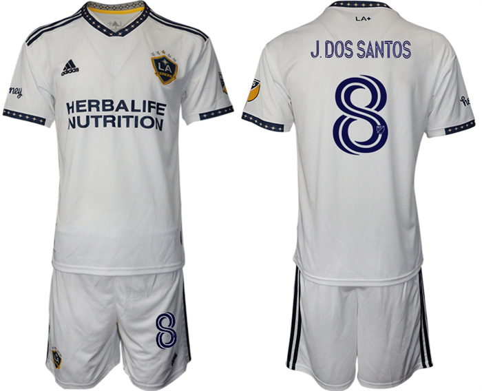 Men's Los Angeles Galaxy Home #8 J. Dos Santos Jersey Men's Los Angeles Galaxy Home #8 J. Dos Santos Jersey
