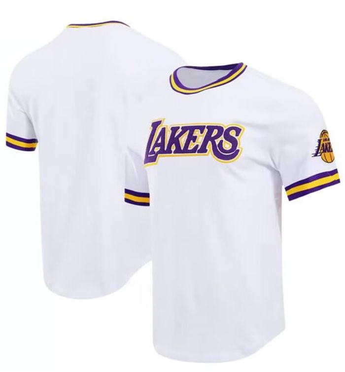Men's Los Angeles Lakers Active Player Custom White Stitched Jersey Men's Los Angeles Lakers Active Player Custom White Stitched Jersey