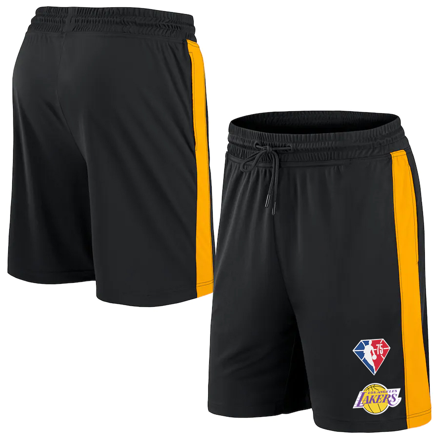Men's Los Angeles Lakers Black Shorts Men's Los Angeles Lakers Black Shorts