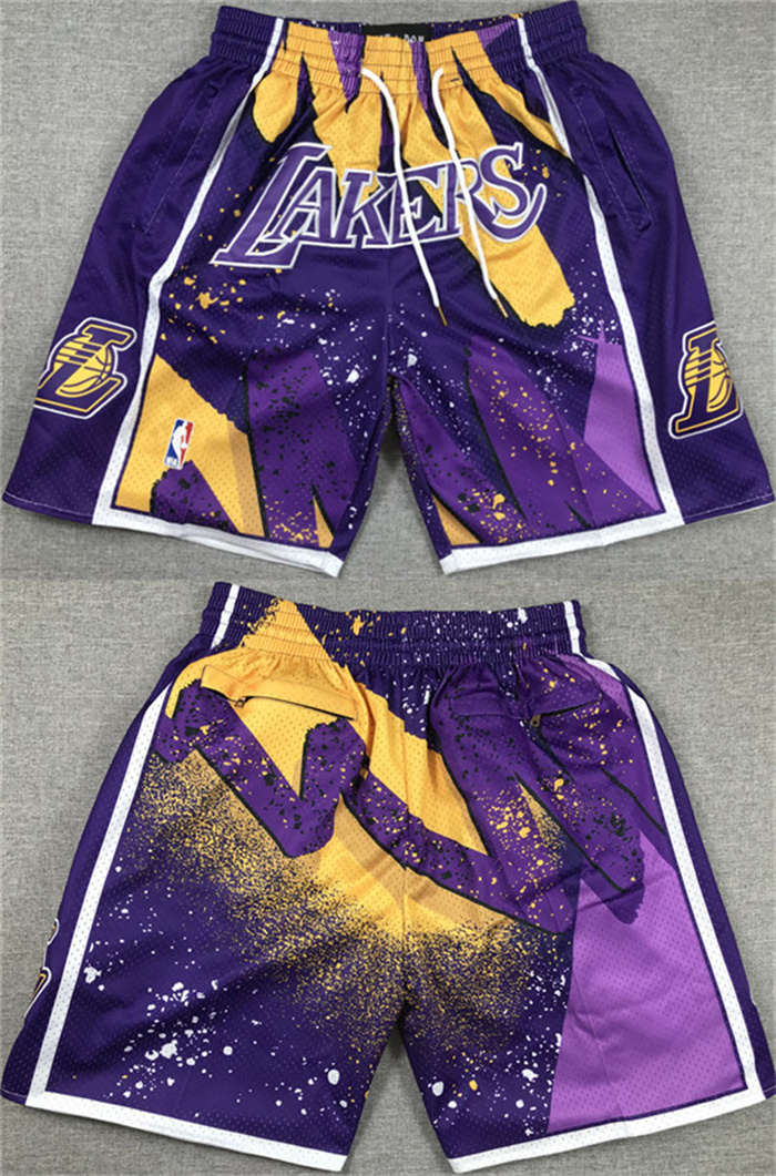 Men's Los Angeles Lakers Purple Shorts (Run Small) Men's Los Angeles Lakers Purple Shorts (Run Small)