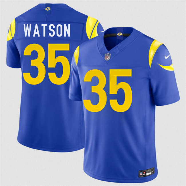 Men's Los Angeles Rams #44 Grant Stuard Royal 2026 F.U.S.E. Vapor Limited Stitched Football Jersey Men's Los Angeles Rams #44 Grant Stuard Royal 2026 F.U.S.E. Vapor Limited Stitched Football Jersey