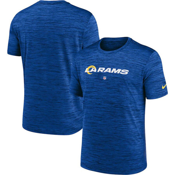 Men's Los Angeles Rams Royal Velocity Performance T-Shirt Men's Los Angeles Rams Royal Velocity Performance T-Shirt
