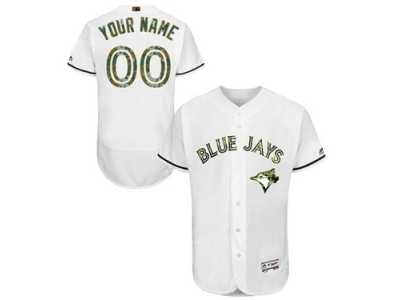 Men's Majestic Toronto Blue Jays Customized Authentic White 2016 Memorial Day Fashion Flex Base MLB Jersey Men's Majestic Toronto Blue Jays Customized Authentic White 2016 Memorial Day Fashion Flex Base MLB Jersey