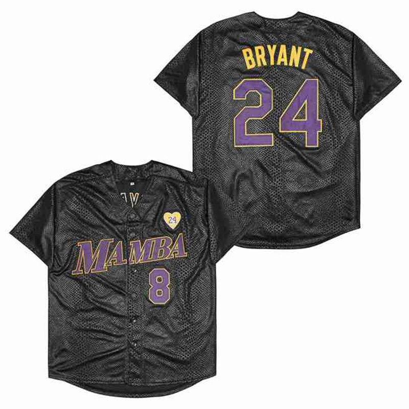 Men's Mamba #8 Back #24 Kobe Bryant Cool Base Stitched Jerseys 12 Men's Mamba #8 Back #24 Kobe Bryant Cool Base Stitched Jerseys 12
