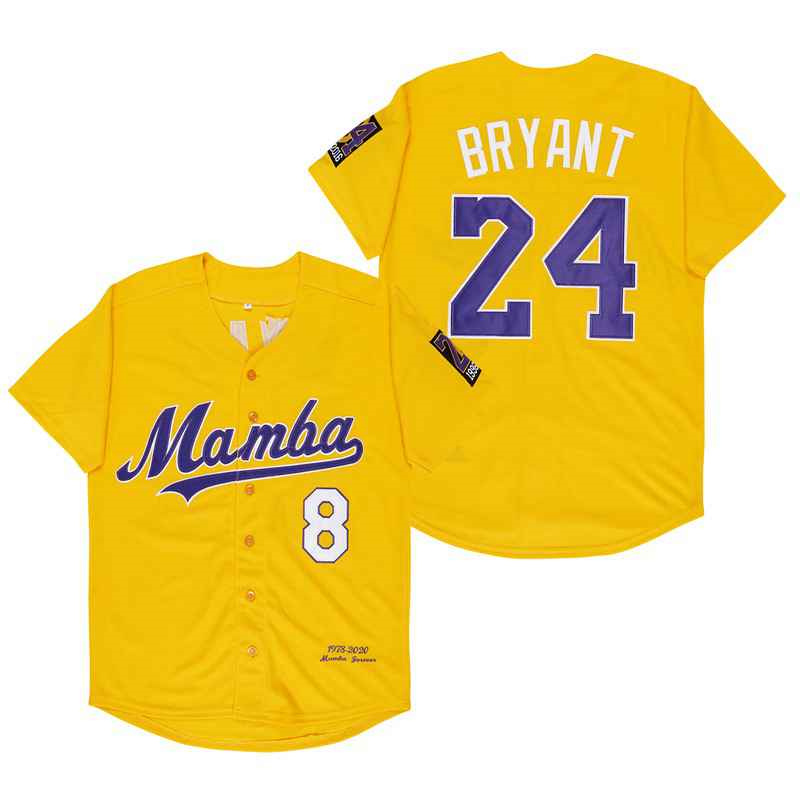 Men's Mamba #8 Back #24 Kobe Bryant Cool Base Stitched Jerseys 13 Men's Mamba #8 Back #24 Kobe Bryant Cool Base Stitched Jerseys 13