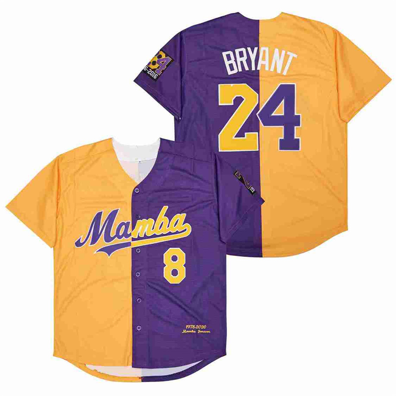 Men's Mamba #8 Back #24 Kobe Bryant Cool Base Stitched Jerseys 4 Men's Mamba #8 Back #24 Kobe Bryant Cool Base Stitched Jerseys 4