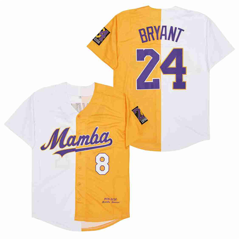 Men's Mamba #8 Back #24 Kobe Bryant Cool Base Stitched Jerseys 5 Men's Mamba #8 Back #24 Kobe Bryant Cool Base Stitched Jerseys 5