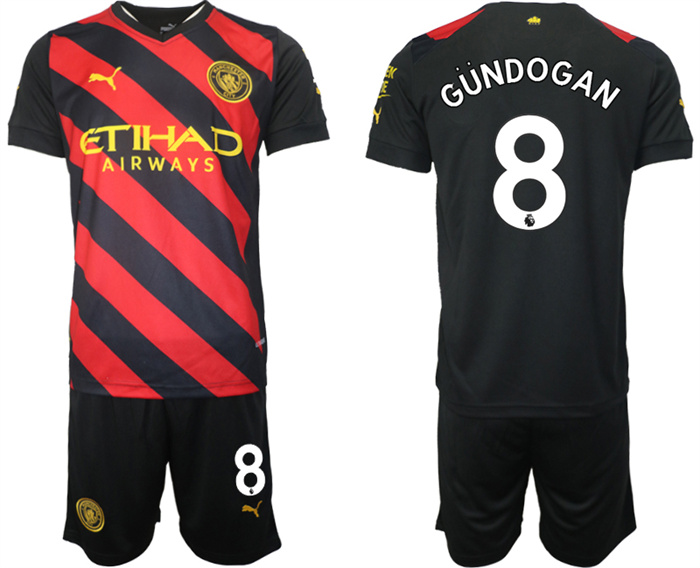 Men's Manchester City Away #8 Jersey