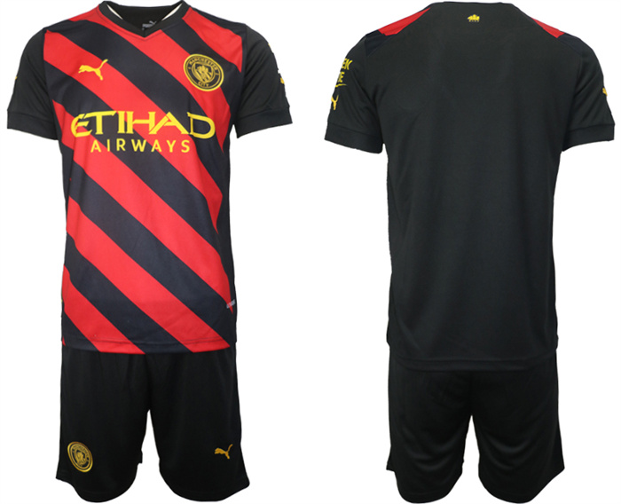 Men's Manchester City Away Blank Jersey