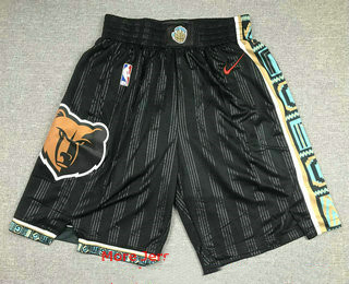 Men's Memphis Grizzlies Black Nike 2021 NEW Swingman City Edition Shorts Men's Memphis Grizzlies Black Nike 2021 NEW Swingman City Edition Shorts