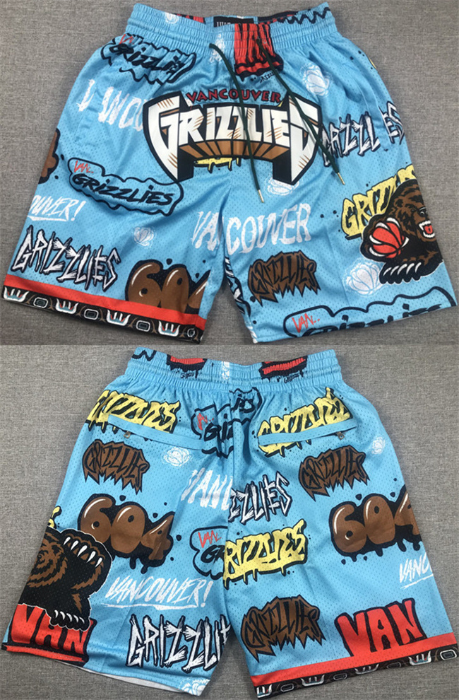 Men's Memphis Grizzlies Blue City Edition Shorts (Run Small) Men's Memphis Grizzlies Blue City Edition Shorts (Run Small)