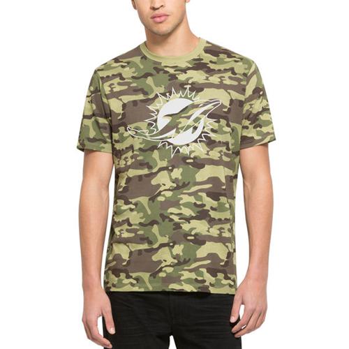 Men's Miami Dolphins '47 Camo Alpha T-Shirt Men's Miami Dolphins '47 Camo Alpha T-Shirt