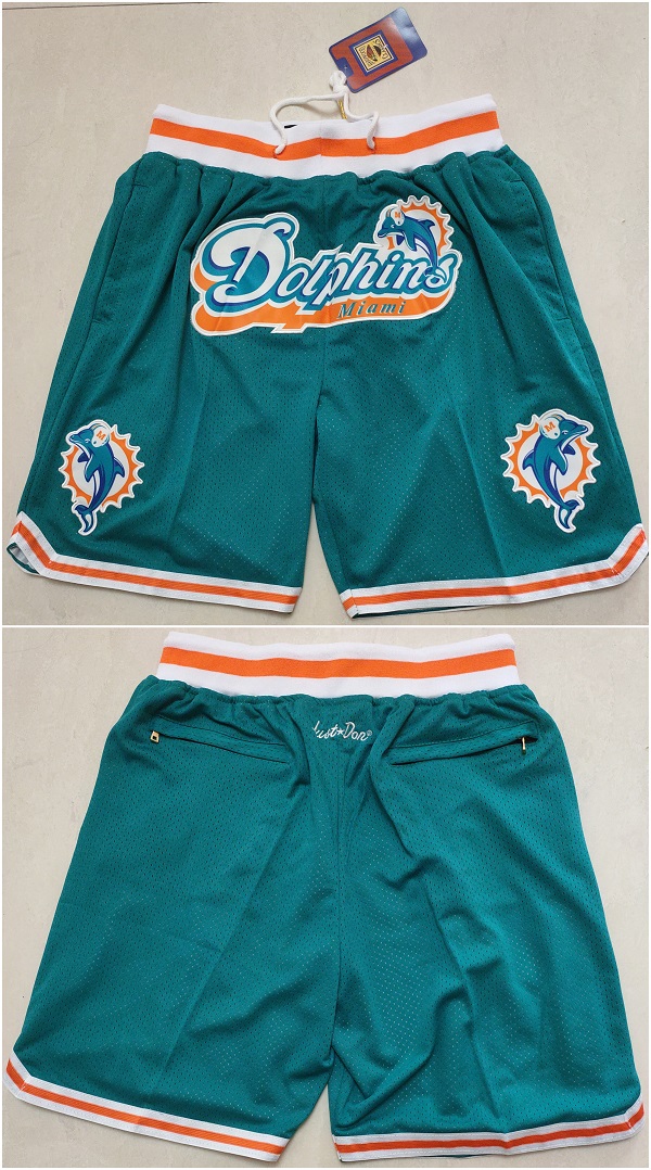Men's Miami Dolphins Aqua Shorts (Run Small) Men's Miami Dolphins Aqua Shorts (Run Small)
