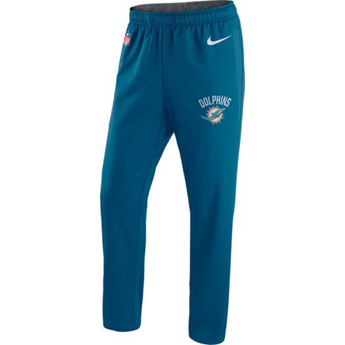 Men's Miami Dolphins Nike Aqua Circuit Sideline Performance Pants Men's Miami Dolphins Nike Aqua Circuit Sideline Performance Pants