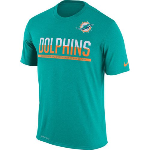 Men's Miami Dolphins Nike Practice Legend Performance T-Shirt Green Men's Miami Dolphins Nike Practice Legend Performance T-Shirt Green