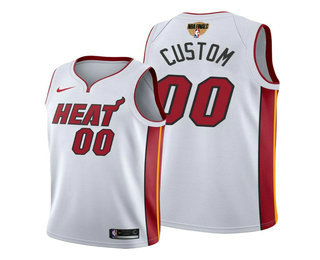 Men's Miami Heat Active Player 2020 White Finals Bound Statement Edition Stitched NBA Jersey Men's Miami Heat Active Player 2020 White Finals Bound Statement Edition Stitched NBA Jersey