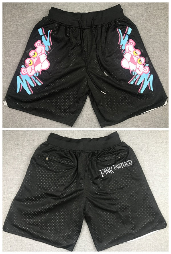 Men's Miami Heat Black 'Pink Panther' Shorts (Run Small) Men's Miami Heat Black 'Pink Panther' Shorts (Run Small)