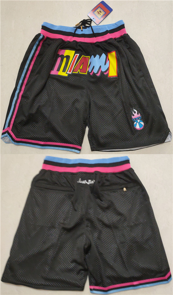 Men's Miami Heat Black Shorts (Run Small) Men's Miami Heat Black Shorts (Run Small)