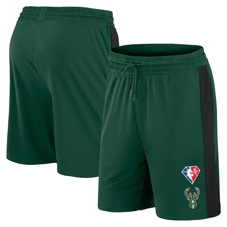 Men's Milwaukee Bucks Green Shorts Men's Milwaukee Bucks Green Shorts