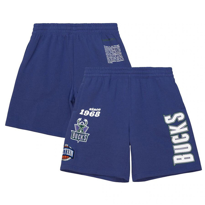 Men's Milwaukee Bucks Pro Blue Shorts 002 Men's Milwaukee Bucks Pro Blue Shorts 002