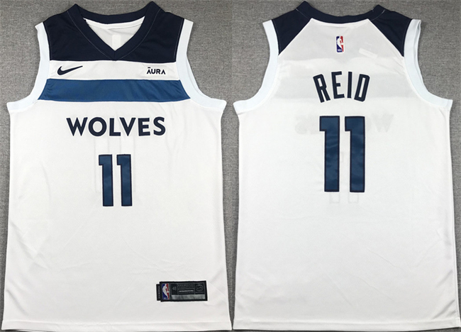 Men's Minnesota Timberwolves #11 Naz Reid White Association Edition Stitched Jersey Men's Minnesota Timberwolves #11 Naz Reid White Association Edition Stitched Jersey