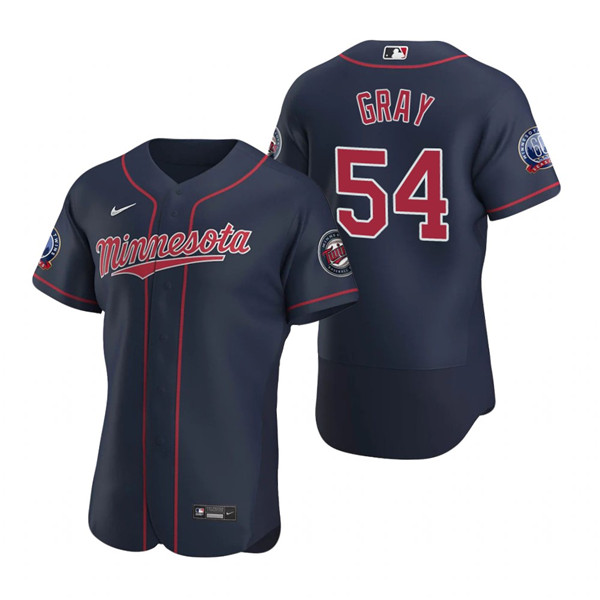 Men's Minnesota Twins #54 Sonny Gray Navy Flex Base Stitched Jersey Men's Minnesota Twins #54 Sonny Gray Navy Flex Base Stitched Jersey