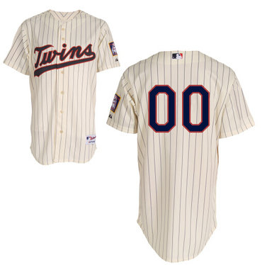 Men's Minnesota Twins Authentic Personalized Alternate Home 3 White MLB Jersey Men's Minnesota Twins Authentic Personalized Alternate Home 3 White MLB Jersey