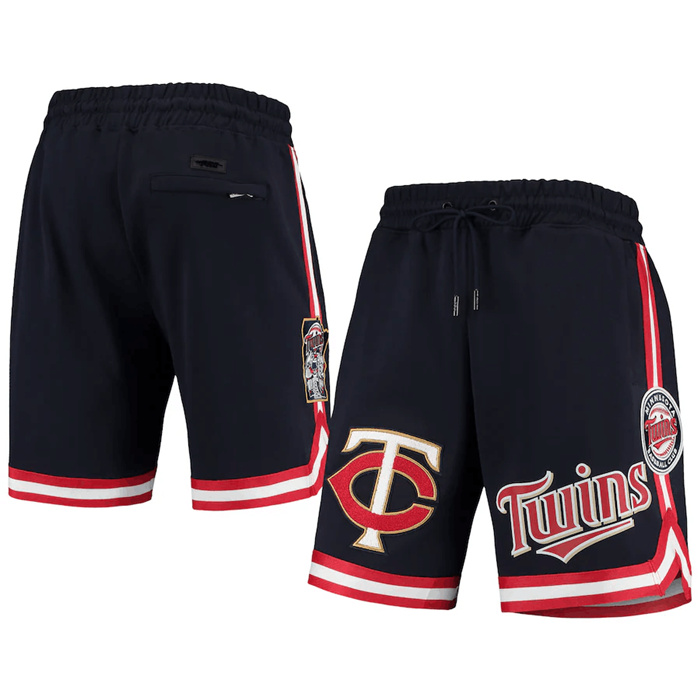 Men's Minnesota Twins Navy Team Shorts Men's Minnesota Twins Navy Team Shorts