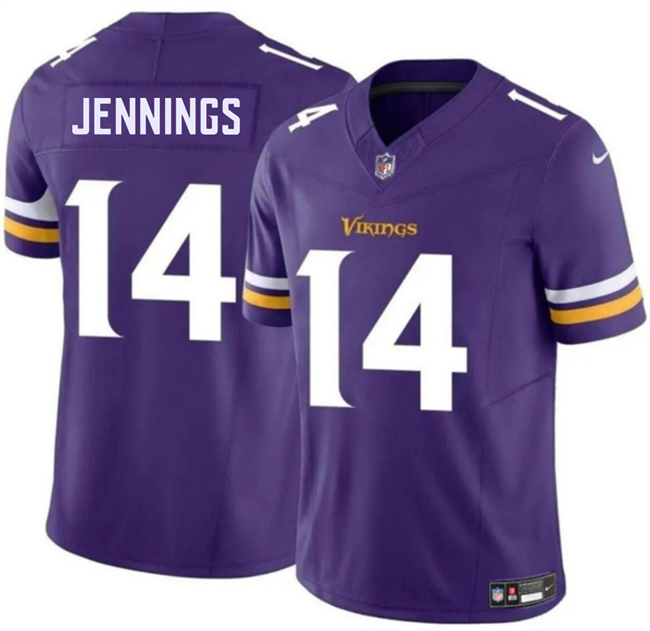 Men's Minnesota Vikings #14 Jauan Jennings Purple 2026 F.U.S.E. Vapor Untouchable Limited Stitched Jersey Men's Minnesota Vikings #14 Jauan Jennings Purple 2026 F.U.S.E. Vapor Untouchable Limited Stitched Jersey