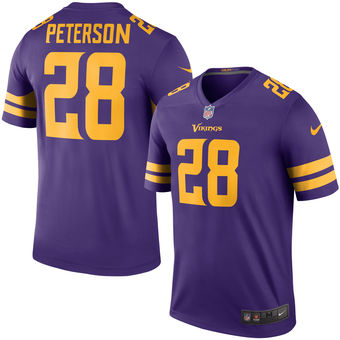 Men's Minnesota Vikings #28 Adrian Peterson Nike Purple Color Rush Legend Jersey Men's Minnesota Vikings #28 Adrian Peterson Nike Purple Color Rush Legend Jersey